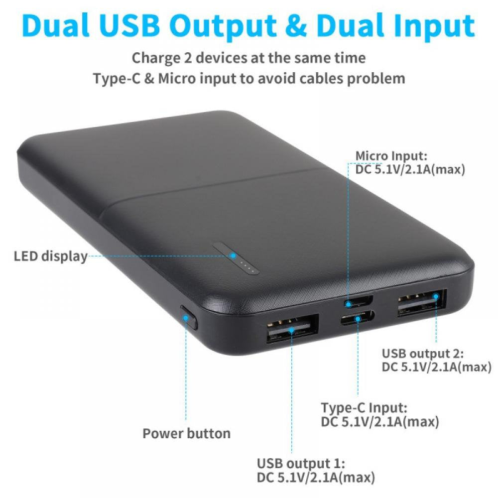 Fast Charging Power Bank Dual-Port